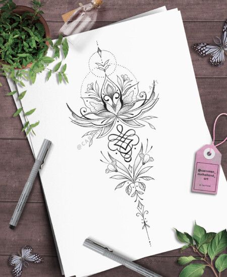 Bread and wheat on wooden background