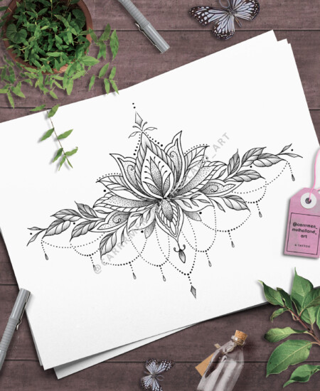 Bread and wheat on wooden background