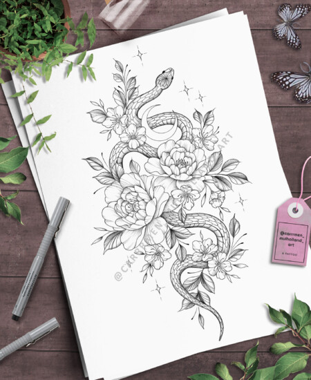 Bread and wheat on wooden background